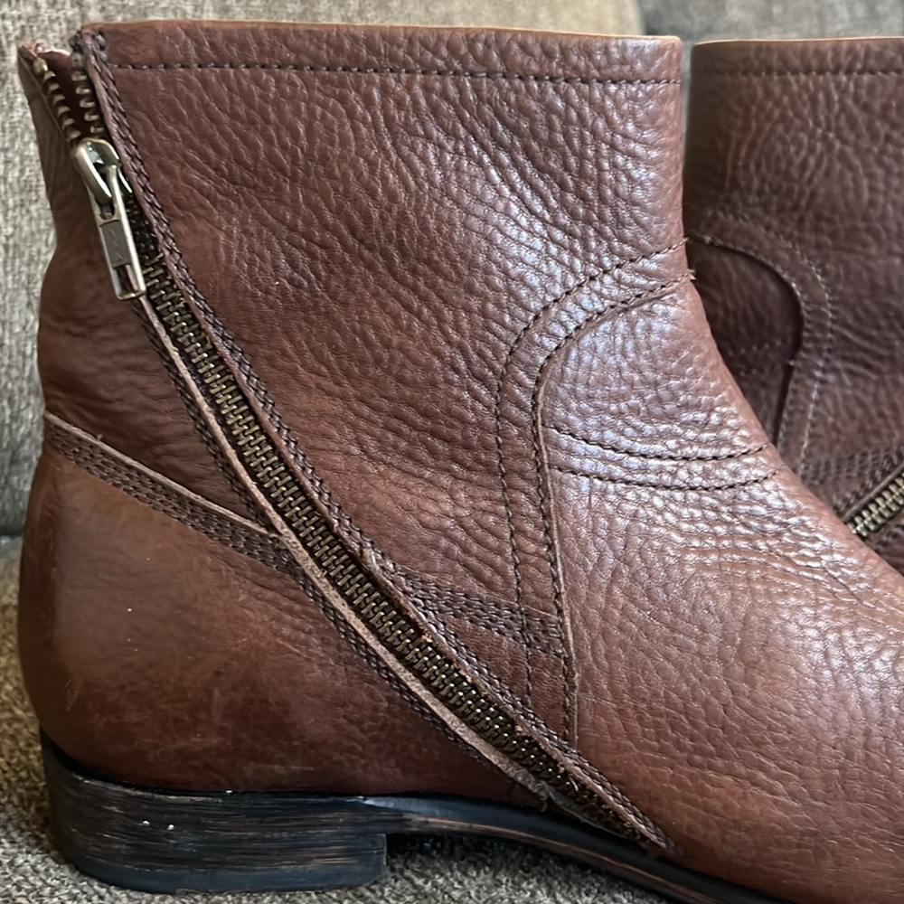 Blackstone Leather Side Zip Brown‎ Ankle Boots Size EU42 US 10.5 EUC 
 42 - Picture 9 of 15